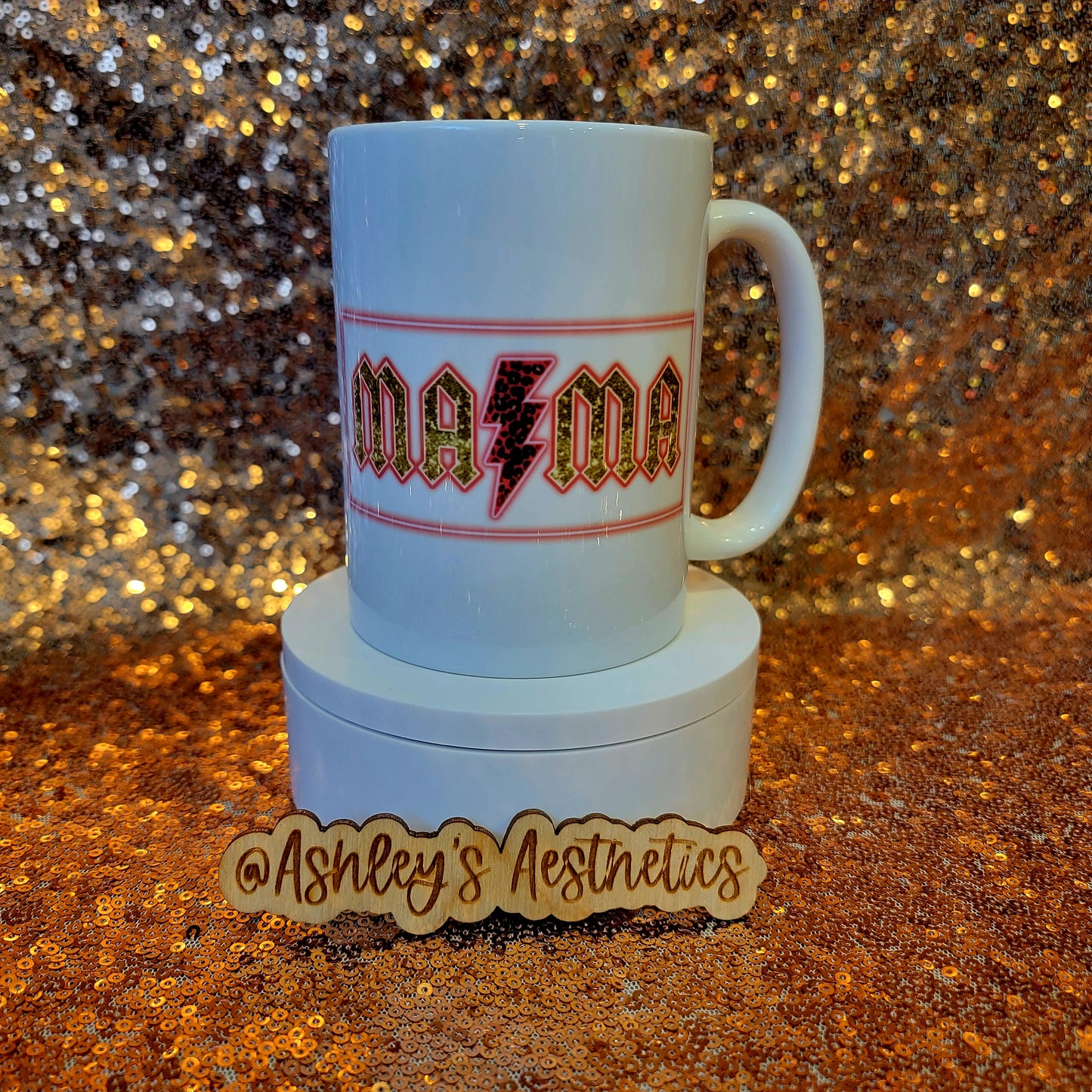 Mama Lightning Bolt 15oz Coffee Mug