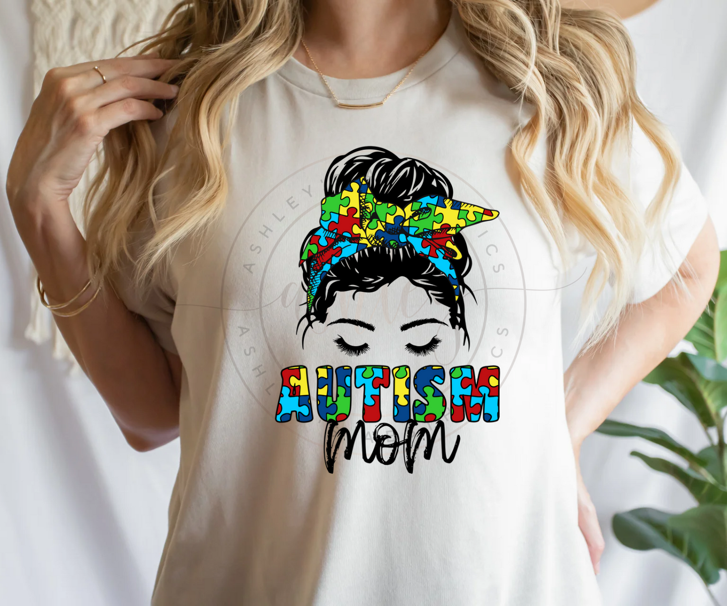 Autism Mom Messy Bun