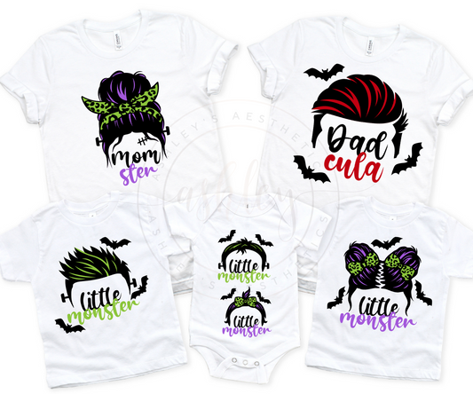 Monster Family Matching Tees