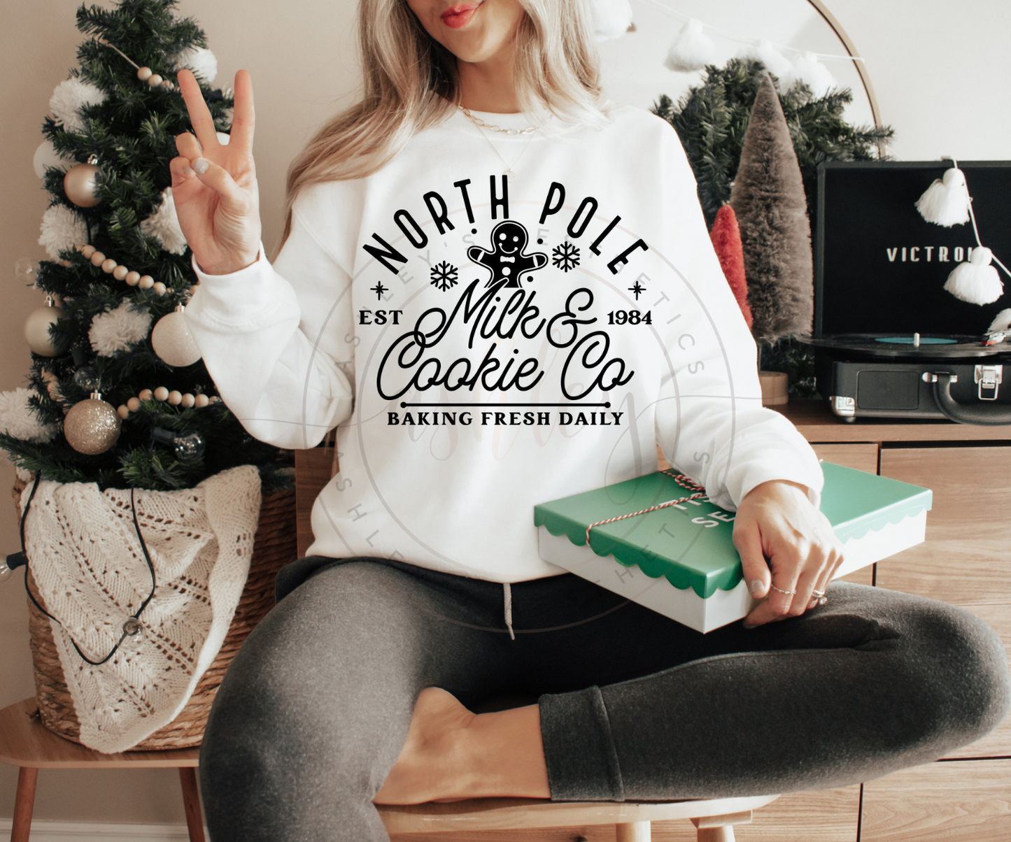 North Pole Milk & Cookies Co. Baking Fresh Daily