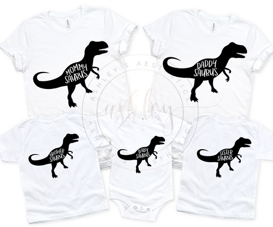 Dinosaurus Family Matching Tees