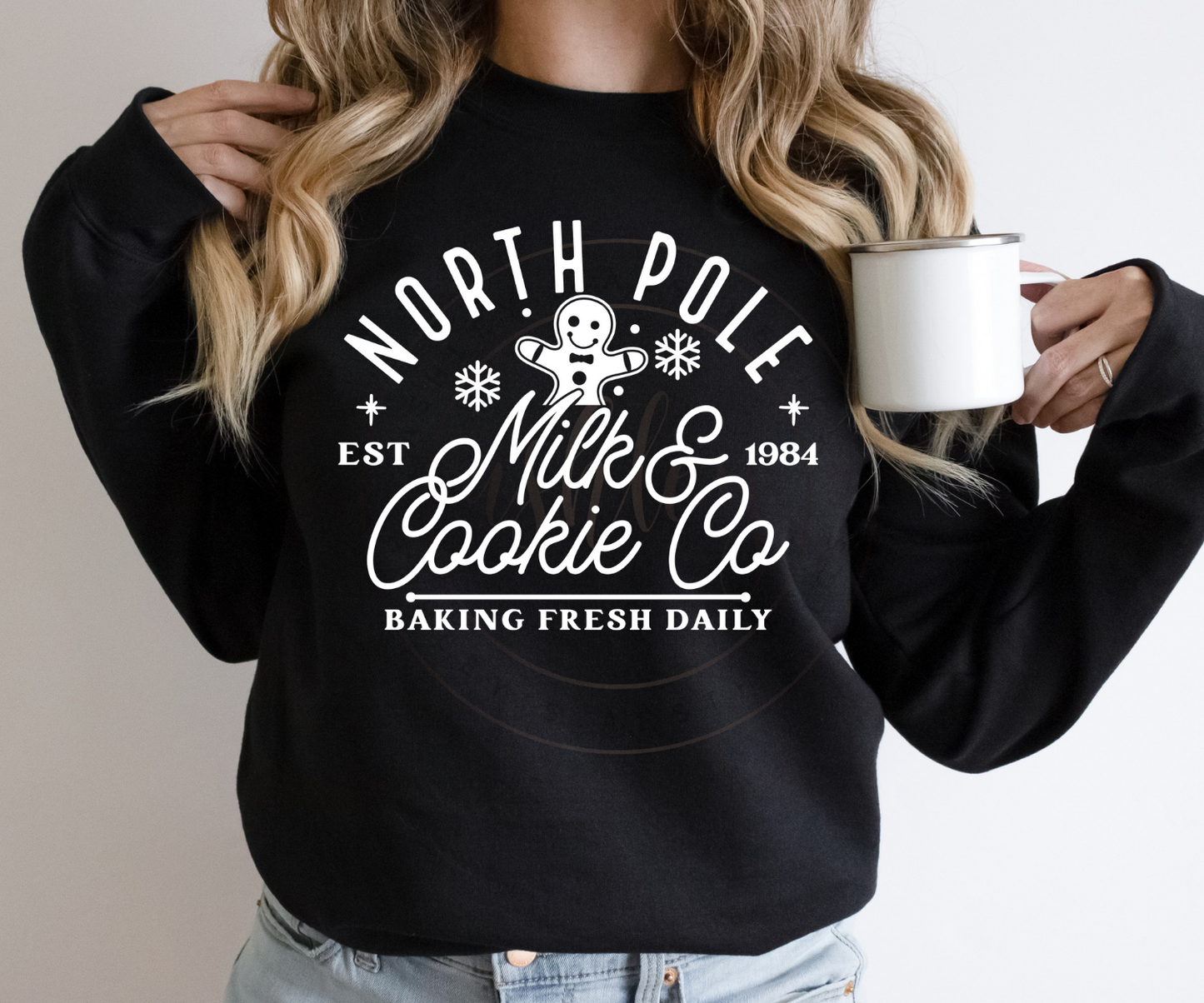 North Pole Milk & Cookies Co. Baking Fresh Daily