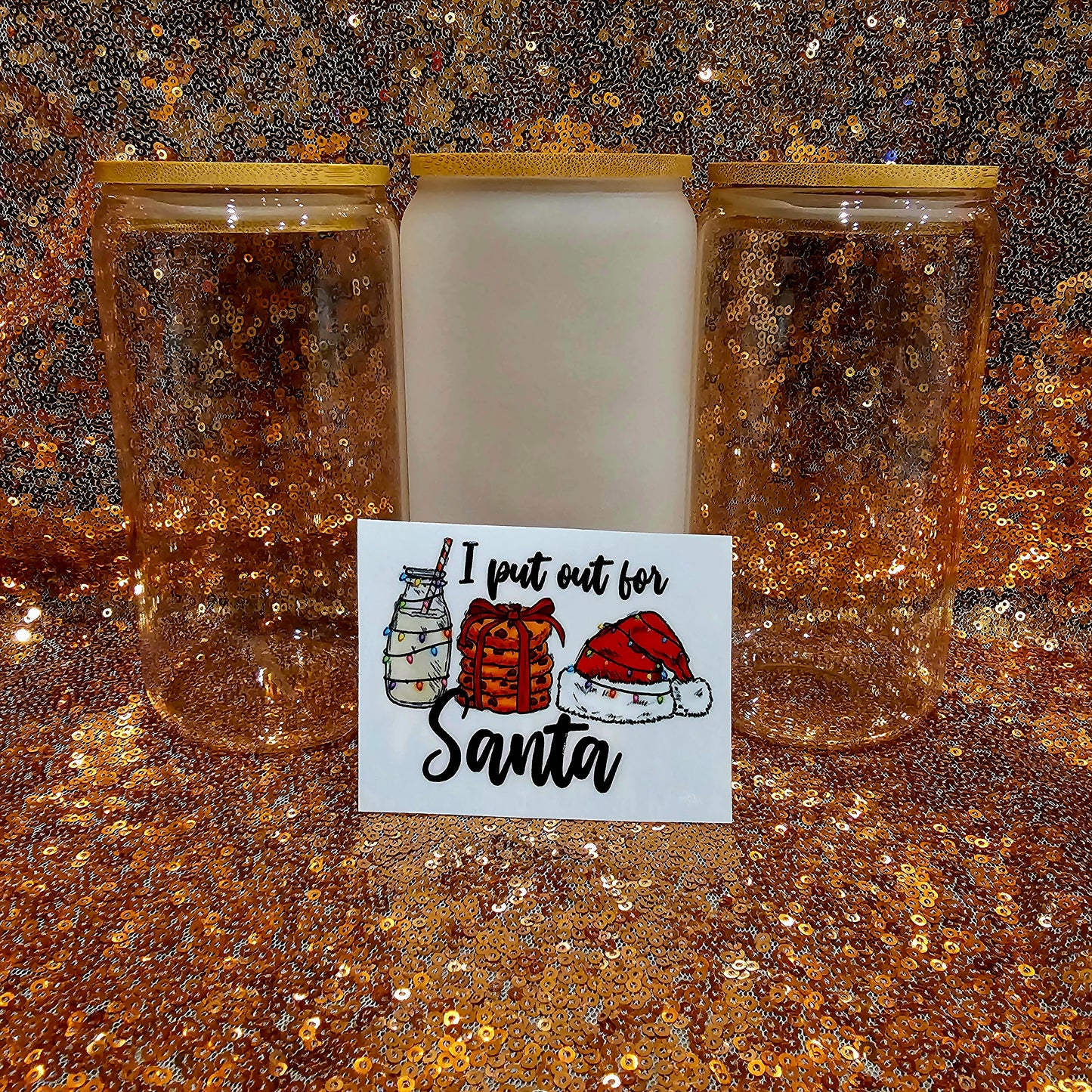 I Put Out For Santa UV Decal