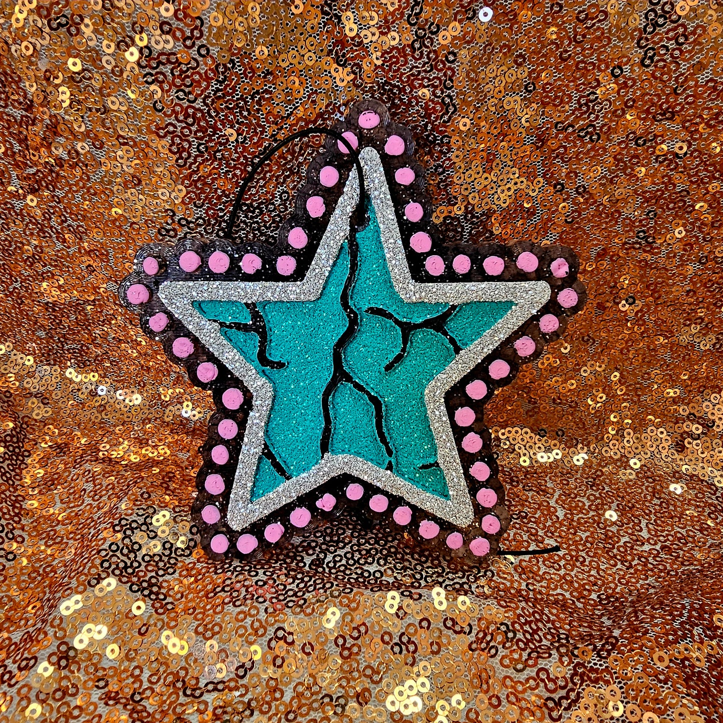 Turquoise Star Freshie