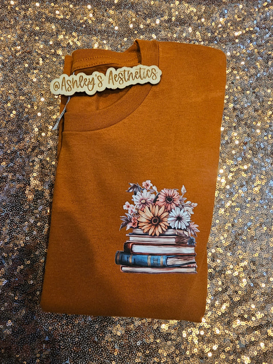 Floral Reading Is Dreaming With Eyes Open Pocket and Full Back