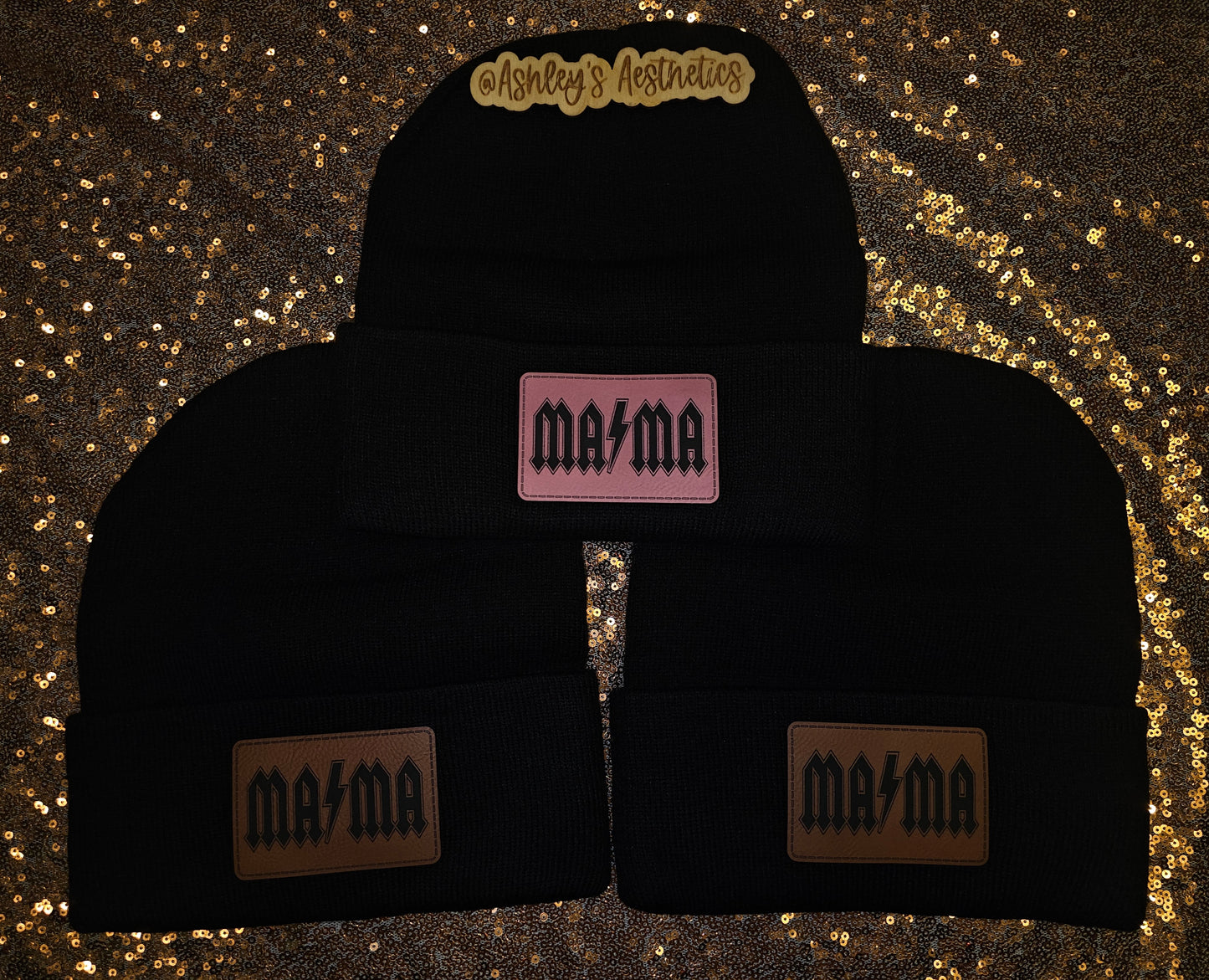 Mama Lightning Bolt Beanie