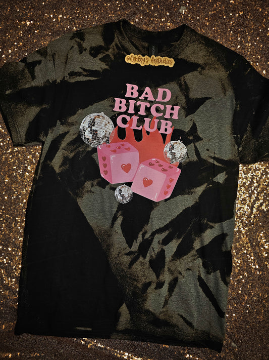 Bad Bitch Club Bleached Tee