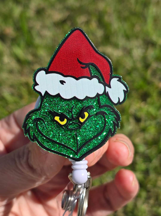 The Mean One Christmas Badge Reel