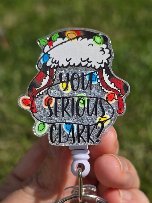 You Serious Christmas Badge Reel