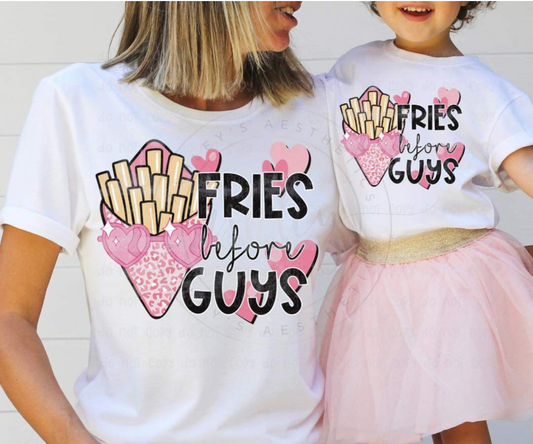 Fries Before Guys Singles and Matching Set (Multiple Versions)