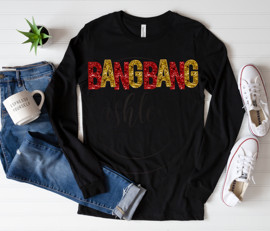 Bang Bang Faux Embroidery Sequin