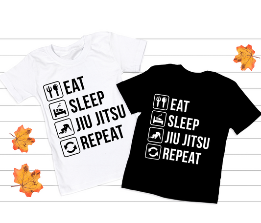 Eat Sleep Jiu Jitsu Repeat