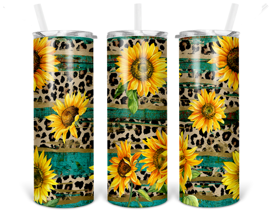 Rustic Sunflower Tumbler