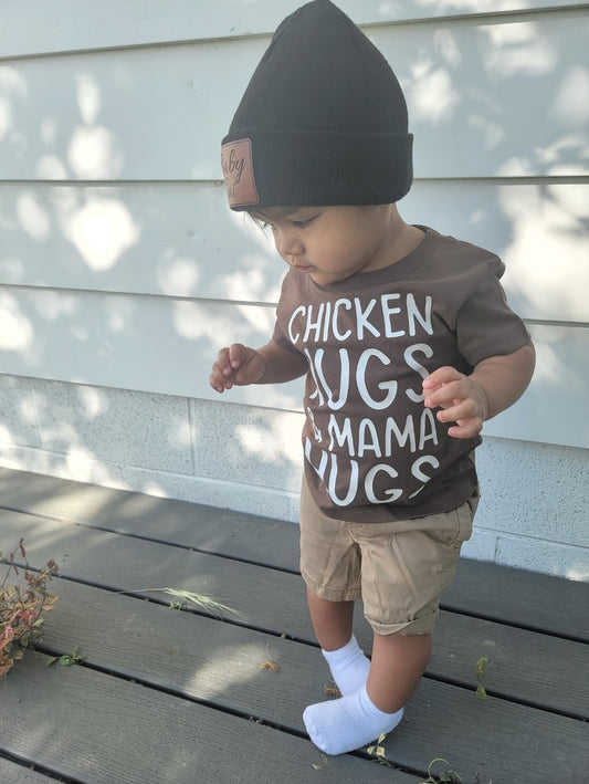 Chicken Nugs and Mama Hugs Toddler Tee