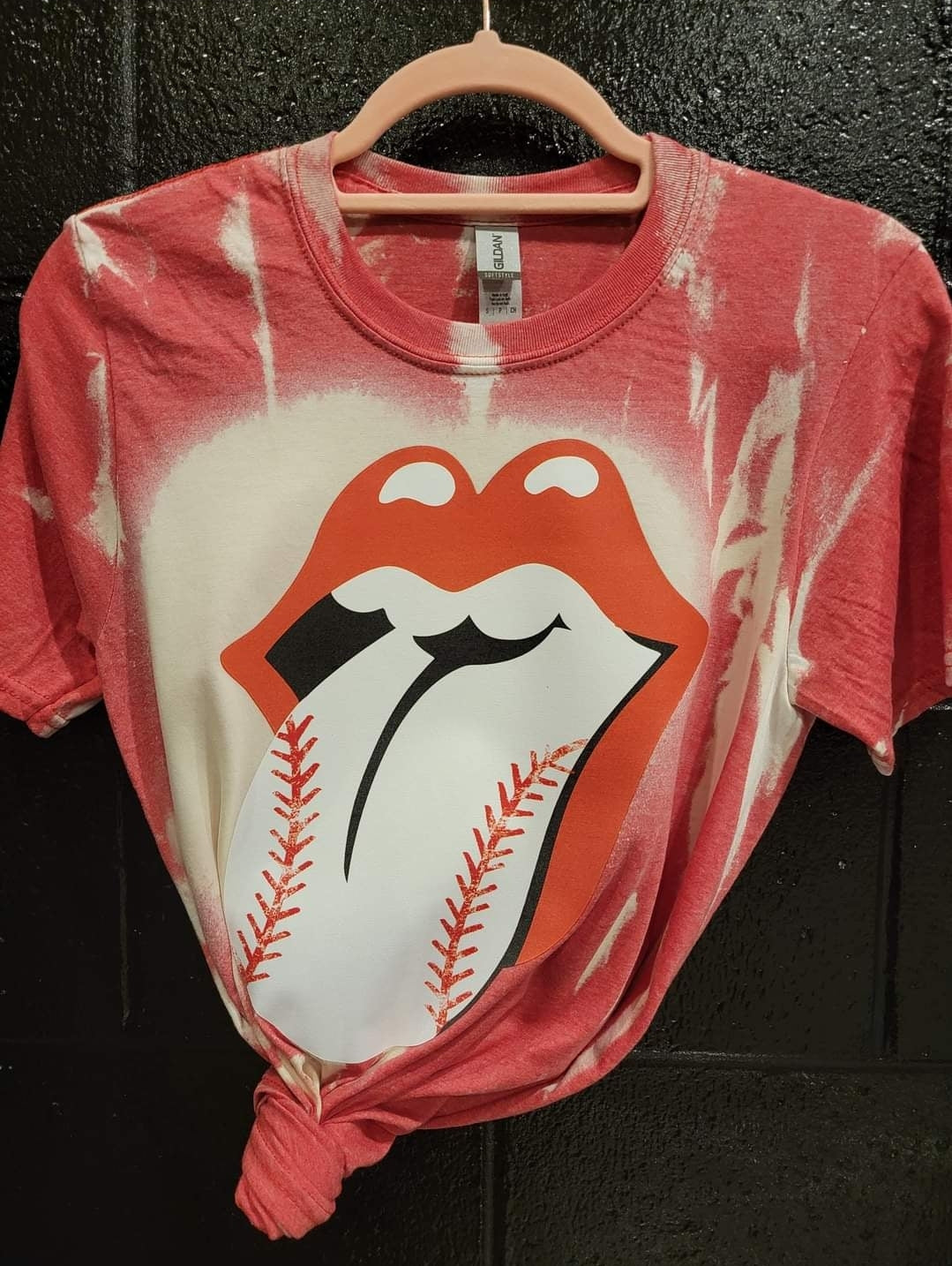 Baseball Tongue Bleached Tee