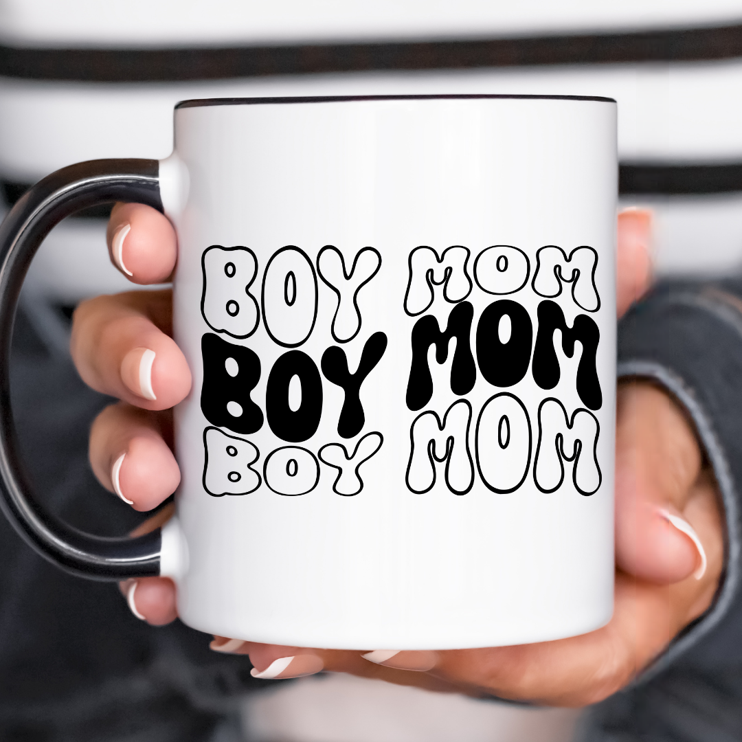 Boy Mom UV Decal