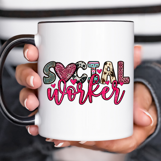 Social Worker UV Decal