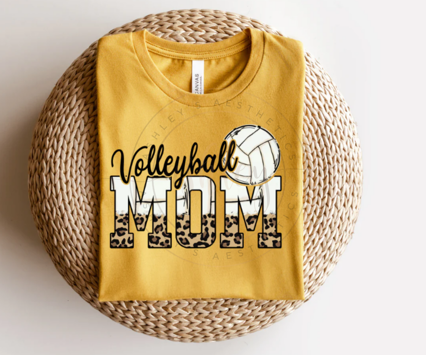 Leopard Volleyball Mom