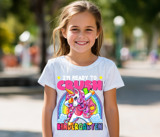 Ready To Crush Pink Unicorn Grade Level