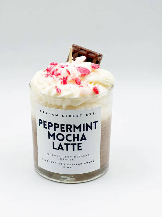 Peppermint Mocha Latte 11oz Desert Candle