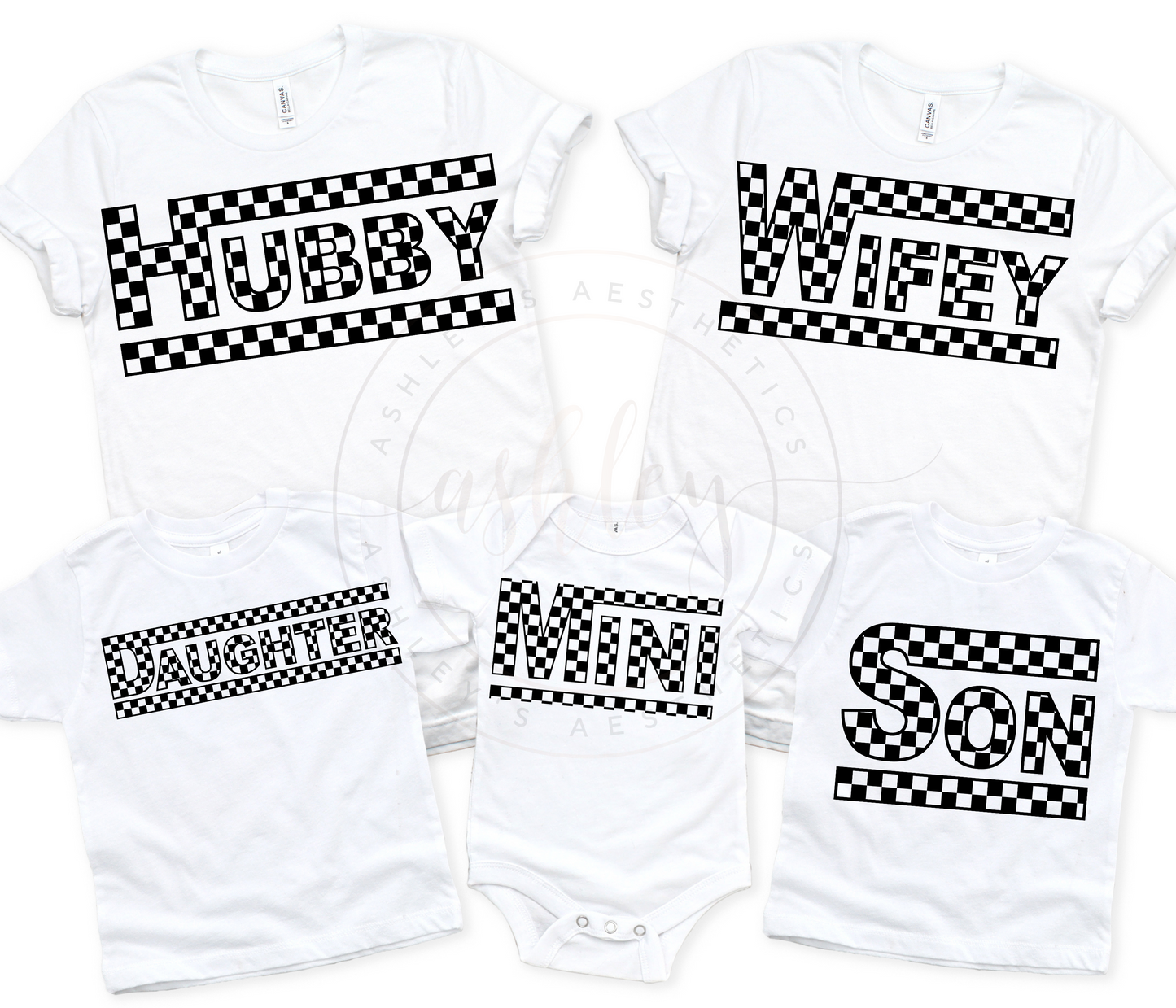 Checkered Family Matching Tees