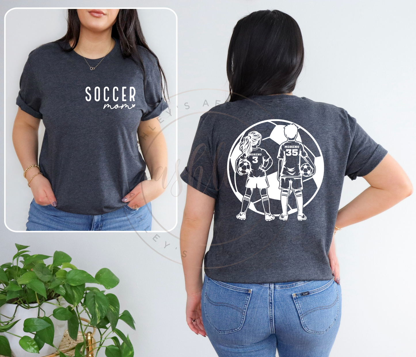 Soccer Mom Customizable Kids Back Design