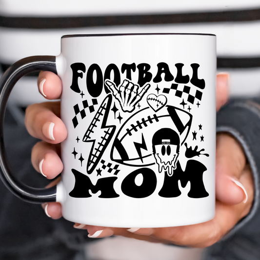 Football Mom UV Decal