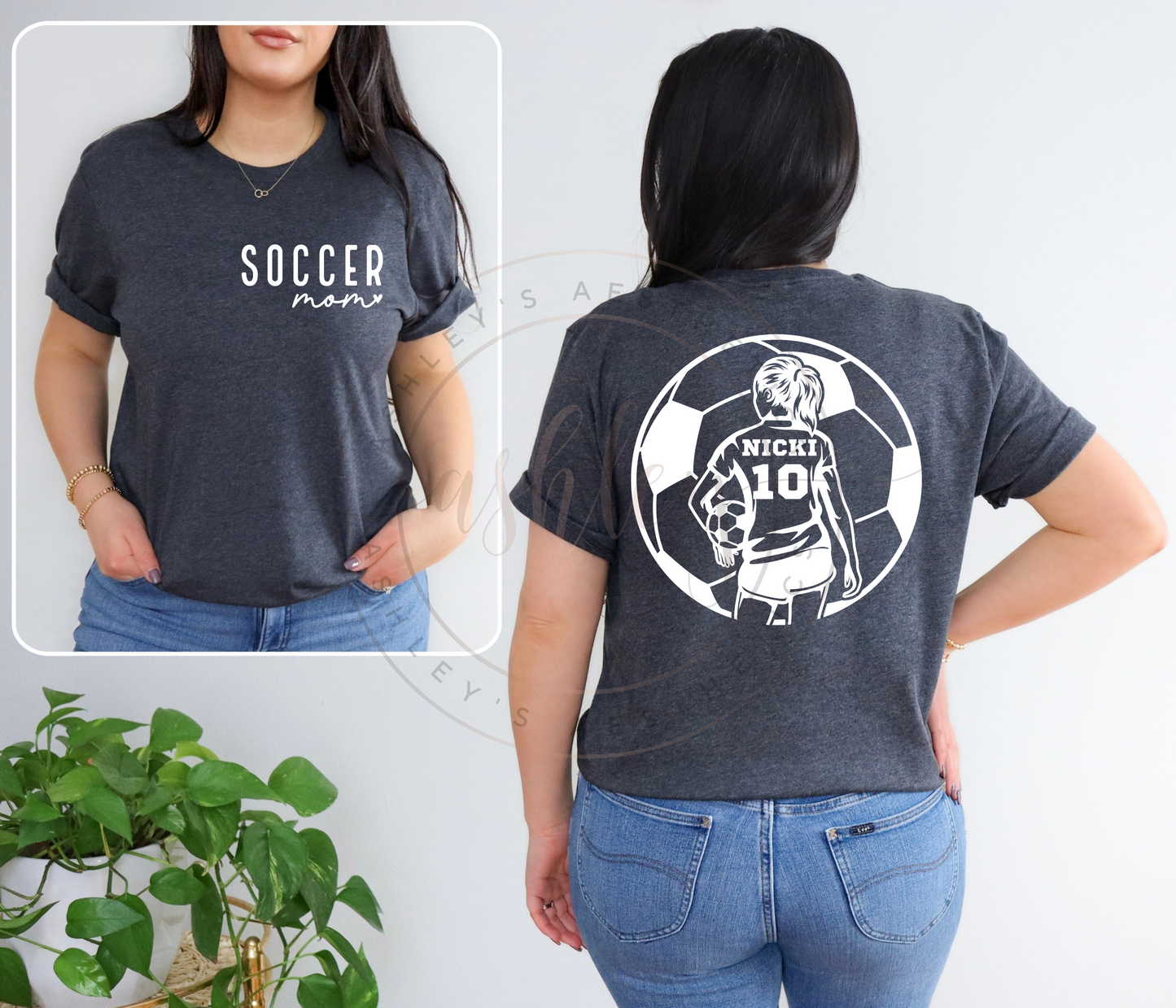 Soccer Mom Customizable Kids Back Design