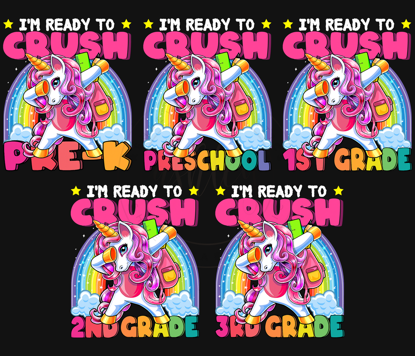 Ready To Crush Pink Unicorn Grade Level