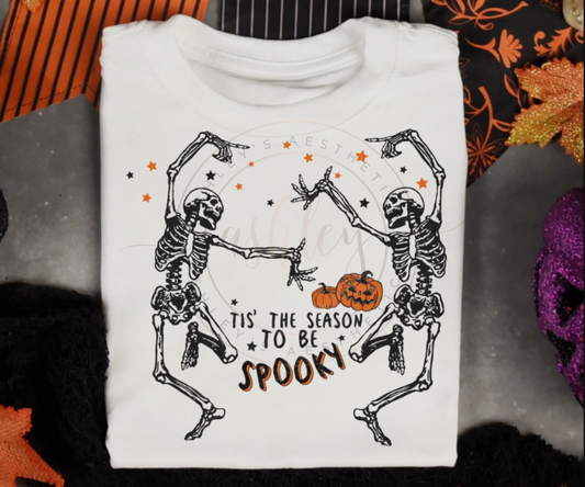 Tis the Season to Be Spooky Dancing Skeletons