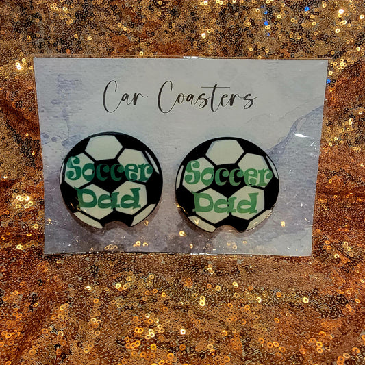 Soccer Dad Neoprene Car Coasters