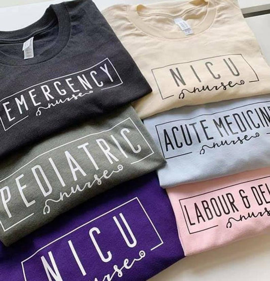 Nurse Specialty Tees