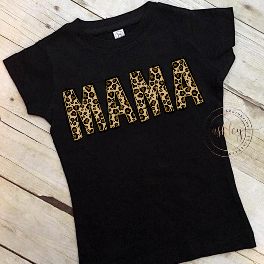 Leopard Mama with Custom Name Options